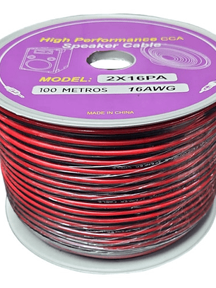 Cable De Parlante 2x16 100 Mt