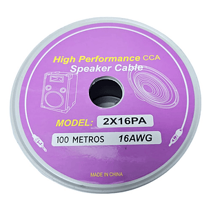 Cable De Parlante 2x16 100 Mt