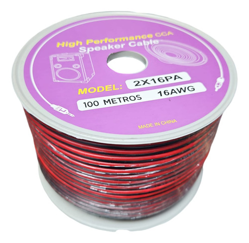 Cable De Parlante 2x16 100 Mt 3