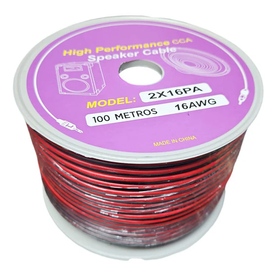 Cable De Parlante 2x16 100 Mt 3
