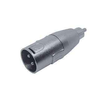 Adaptador Canon Xlr Macho A Rca Macho Copla