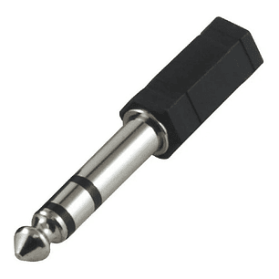 Adaptador De Audio 3.5 A Plug Jack 6.3 Estéreo