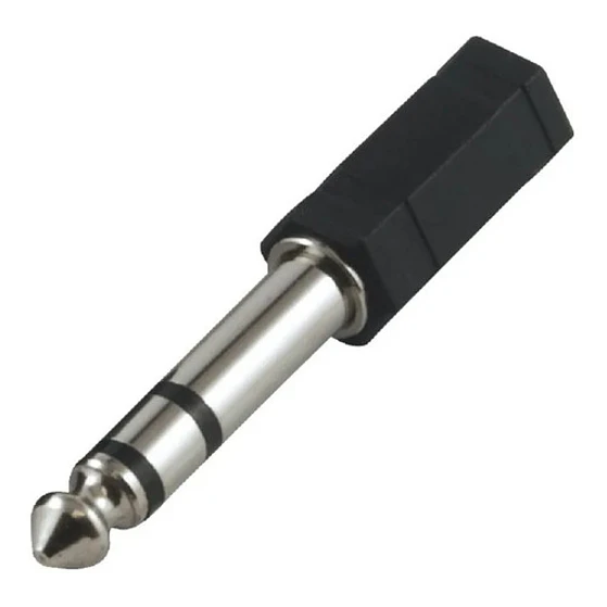 Adaptador De Audio 3.5 A Plug Jack 6.3 Estéreo 1