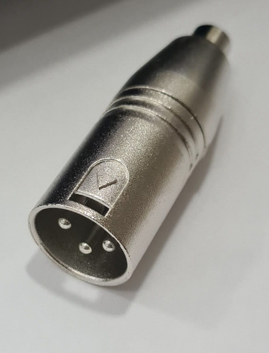 Adaptador Canon Xlr Macho A Rca Hembra Copla 2