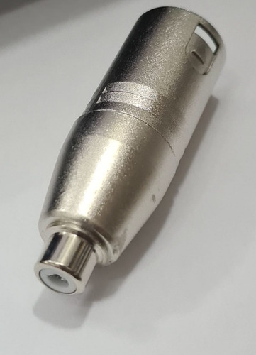 Adaptador Canon Xlr Macho A Rca Hembra Copla 3