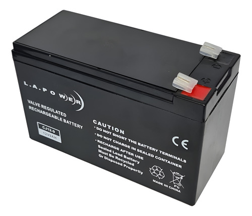 Batería 12 V 9 Ah La Power 1