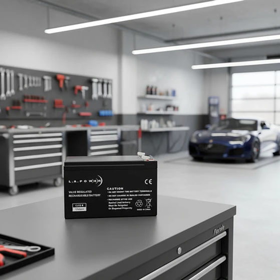 Batería 12 V 9 Ah La Power 8