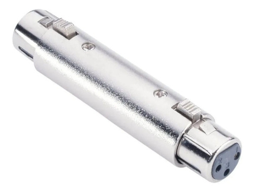 Copla Xlr Hembra Hembra Metálico 1