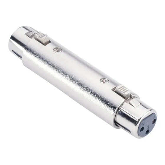 Copla Xlr Hembra Hembra Metálico 1