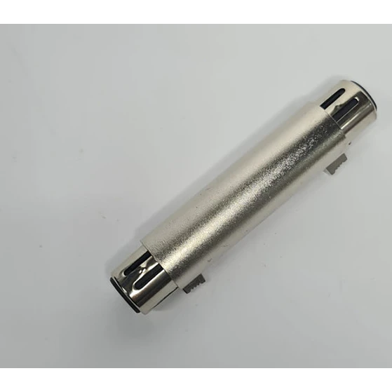 Copla Xlr Hembra Hembra Metálico 4