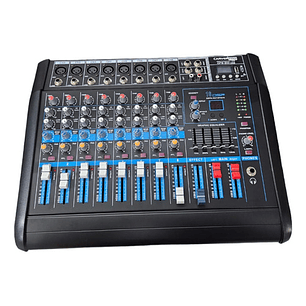 Power Mixer /mezclador Con Potencia 8 Canales C/usb
