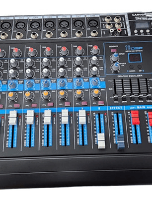 Power Mixer /mezclador Con Potencia 8 Canales C/usb