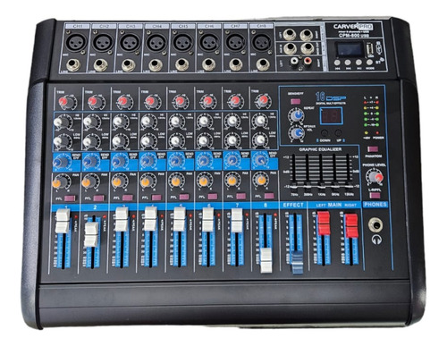 Power Mixer /mezclador Con Potencia 8 Canales C/usb 2