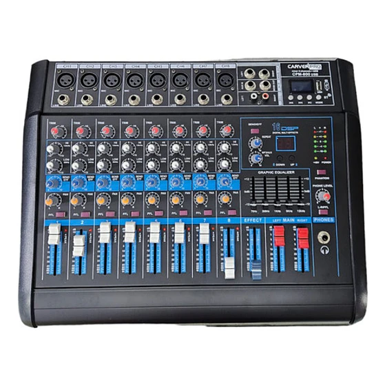Power Mixer /mezclador Con Potencia 8 Canales C/usb 2