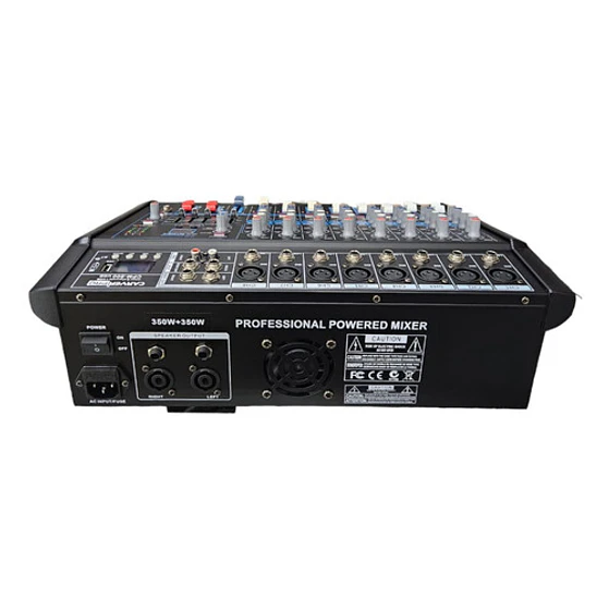 Power Mixer /mezclador Con Potencia 8 Canales C/usb 3