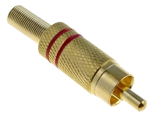 Conector Rca Macho Metálico 1