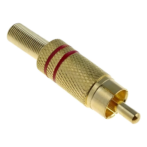 Conector Rca Macho Metálico 1