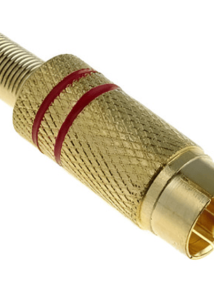 Conector Rca Macho Metálico