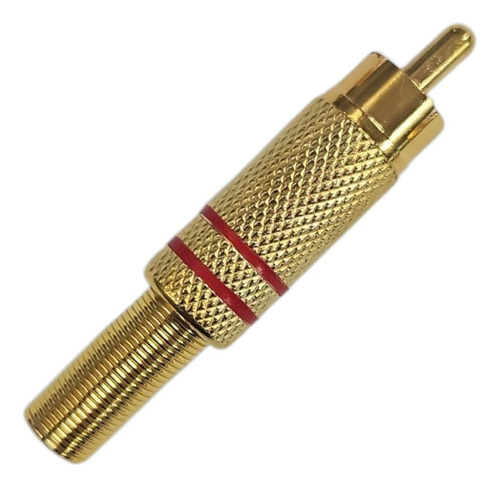 Conector Rca Macho Metálico 2