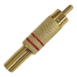 Conector Rca Macho Metálico