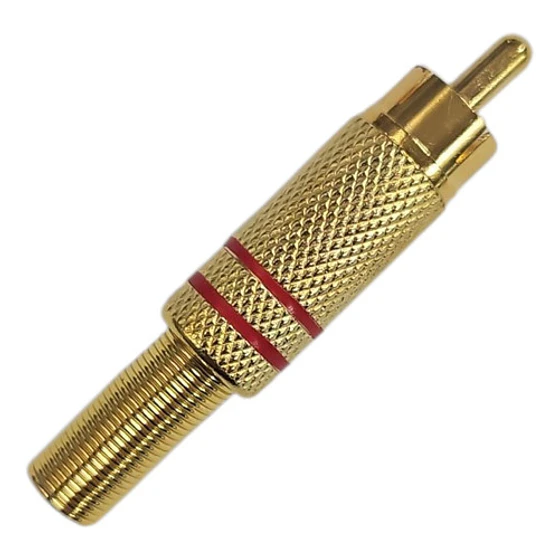 Conector Rca Macho Metálico 2