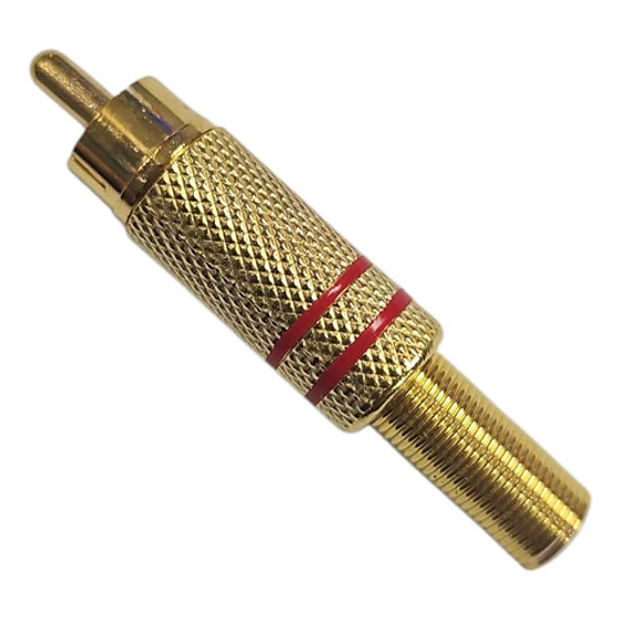 Conector Rca Macho Metálico 3