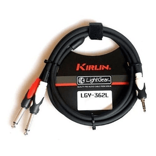 Cable De Audio Plug/jack 3,5 Estéreo A 2 Plug/jack 6,3 Mono