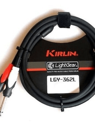 Cable De Audio Plug/jack 3,5 Estéreo A 2 Plug/jack 6,3 Mono