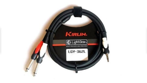 Cable De Audio Plug/jack 3,5 Estéreo A 2 Plug/jack 6,3 Mono 2