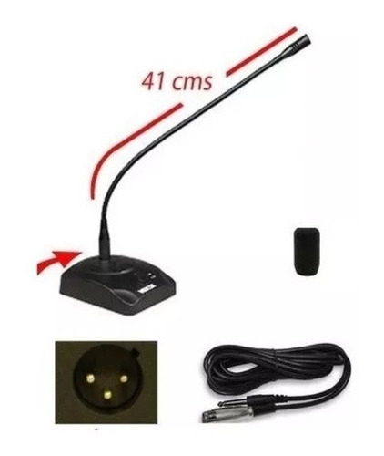 Microfono De Conferencia Cuello De Ganso Mekse 2