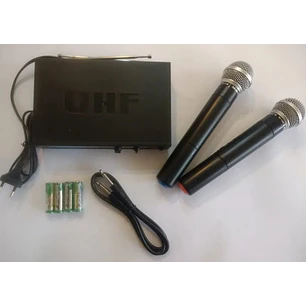 Micrófono Doble Inalámbrico Vhf Mivic's
