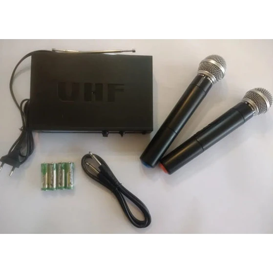 Micrófono Doble Inalámbrico Vhf Mivic's 3
