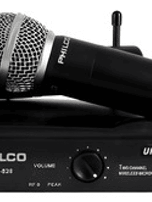 Micrófono Doble Inalámbrico Uhf Philco