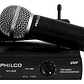 Micrófono Doble Inalámbrico Uhf Philco - Miniatura 1