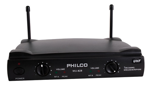 Micrófono Doble Inalámbrico Uhf Philco 3