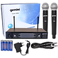 Microfono Inalámbrico De Mano Doble Gemini Uhf Guh-2000 - Miniatura 1