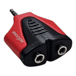 Adaptador De Audio 1 X 2 3.5 Jack Stereo Roxtone