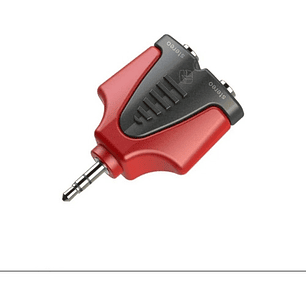 Adaptador De Audio 1 X 2 3.5 Jack Stereo Roxtone