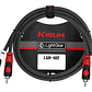 Cable De Audio 2 Rca A 2 Rca 2 Metros Kirlin - Miniatura 2