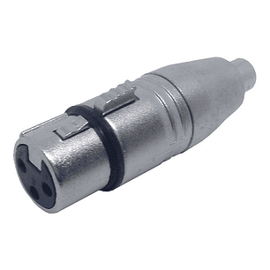 Adaptador Canon Xlr Hembra A Rca Hembra Copla