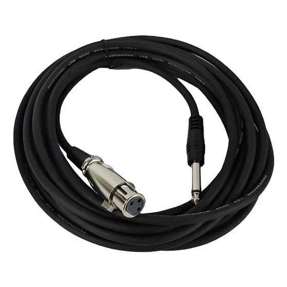Cable Para Micrófono 10 Mt Xlr /canon Hembra A Plug 6.3 1