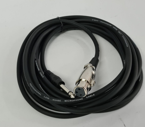 Cable Para Micrófono 10 Mt Xlr /canon Hembra A Plug 6.3 2