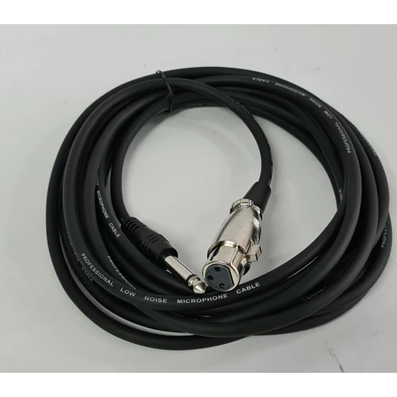 Cable Para Micrófono 10 Mt Xlr /canon Hembra A Plug 6.3 2