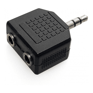 Adaptador 3.5 Macho A Doble 3.5 Hembra Copla