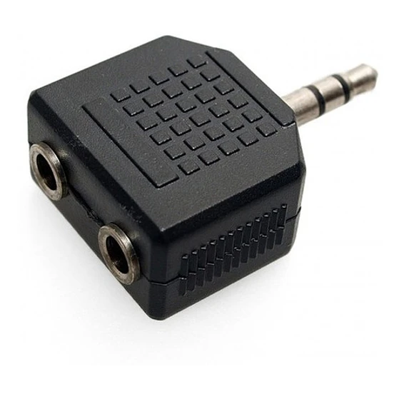 Adaptador 3.5 Macho A Doble 3.5 Hembra Copla 1