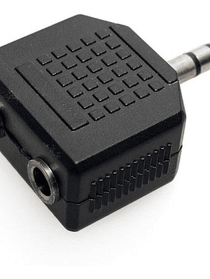 Adaptador 3.5 Macho A Doble 3.5 Hembra Copla