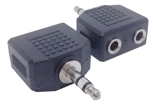 Adaptador 3.5 Macho A Doble 3.5 Hembra Copla 2