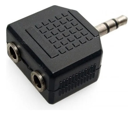 Adaptador 3.5 Macho A Doble 3.5 Hembra Copla 3