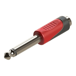 Adaptador Roxtone Rca Hembra A Plug Macho Audio Profesional