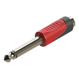 Adaptador Roxtone Rca Hembra A Plug Macho Audio Profesional